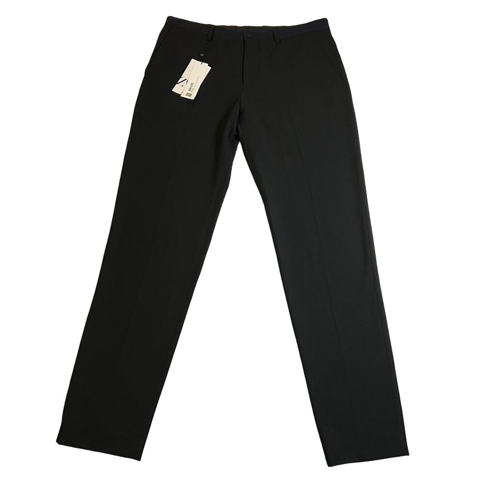 ZARA Women's Slim Straight Trouser Pants Size 32 NEW Minimalist Neutral Office